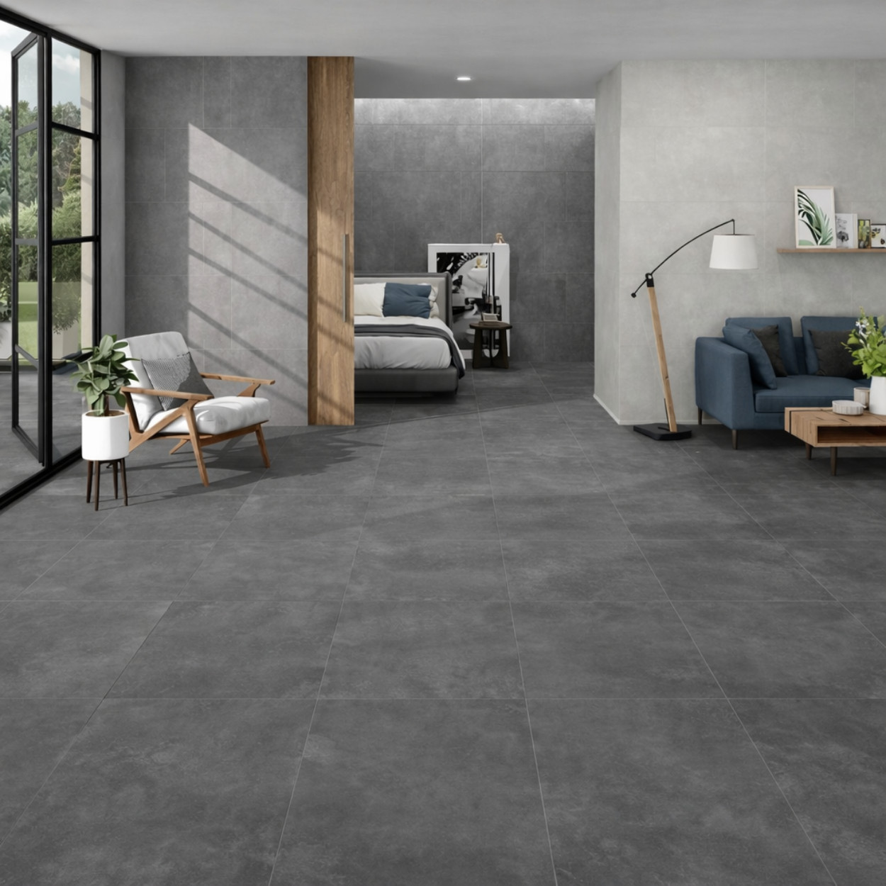 BMS Budget Line Indeed Graphite Tegel 30x60cm